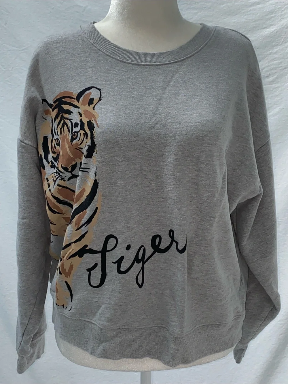 Anthropologie Maeve Tiger 🐅 Graphic
Sweatshirt - Picture 4 of 7